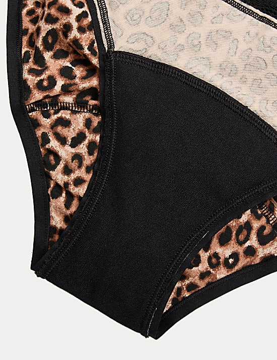 3pk Heavy Absorbency Period Bikini Knickers