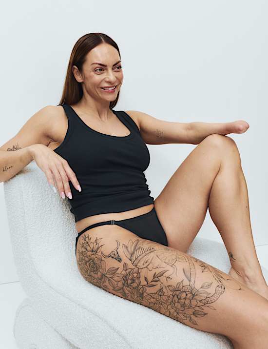 2pk Adaptable Clasp Period Bikini Knickers