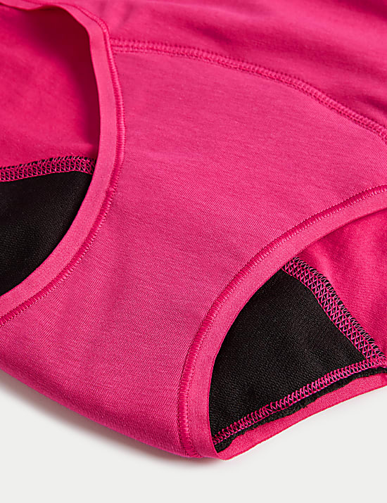 Lot de 3 culottes menstruelles coupe échancrée ultra-absorbantes