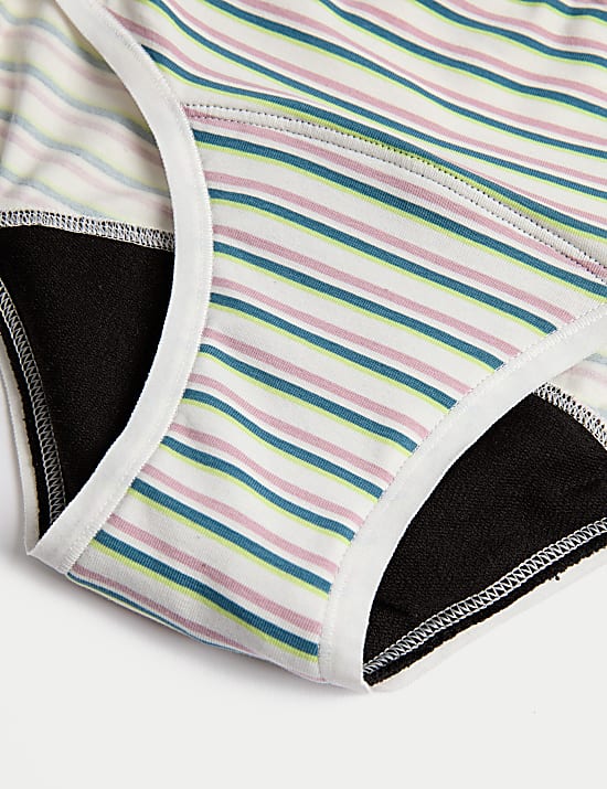 3pk Heavy Absorbency First Period Briefs