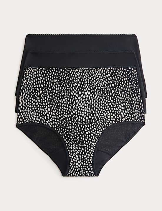 3 Pack Heavy Absorbency Period Full Briefs