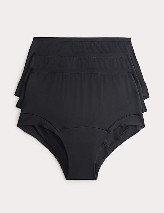 3 Pack Heavy Absorbency flexifit modal Full Brief period knickers