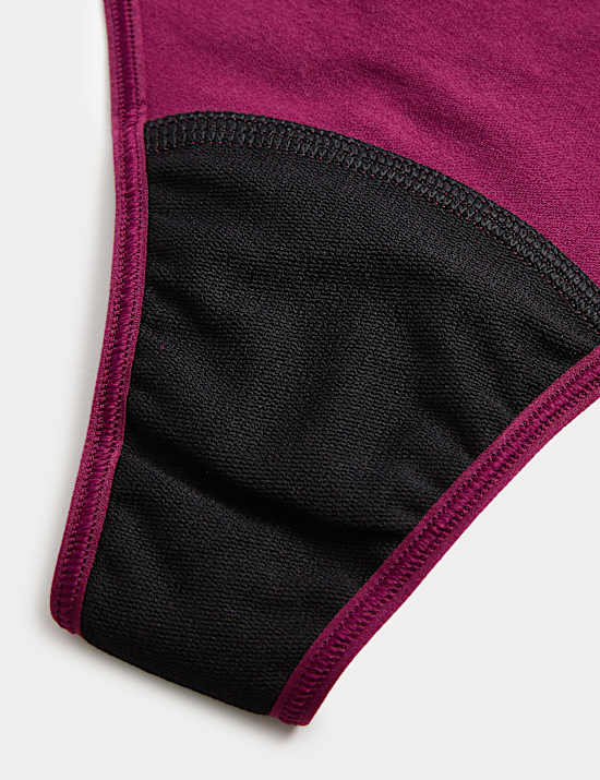 M&iacute;rně sav&aacute; menstruačn&iacute; tanga, 3 ks