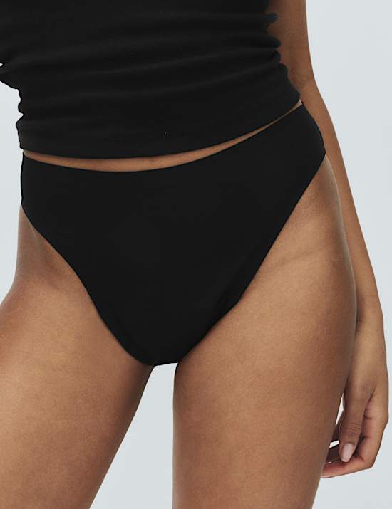 Pack de 3 braguitas menstruales de corte alto sin marcas