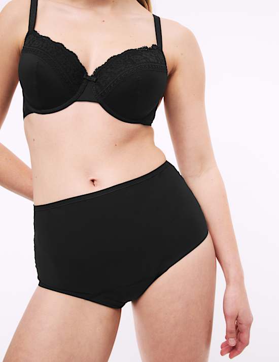 Lot de 3 culottes emboîtantes menstruelles ultra-absorbantes sans coutures apparentes