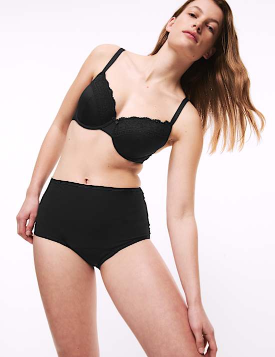 Lot de 3 culottes emboîtantes menstruelles ultra-absorbantes sans coutures apparentes