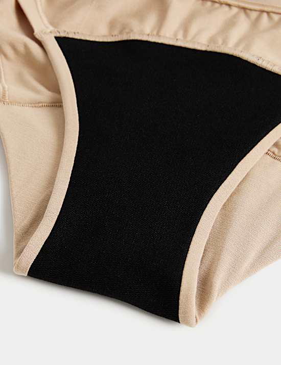 Lot de 3 culottes bikini menstruelles ultra-absorbantes en modal