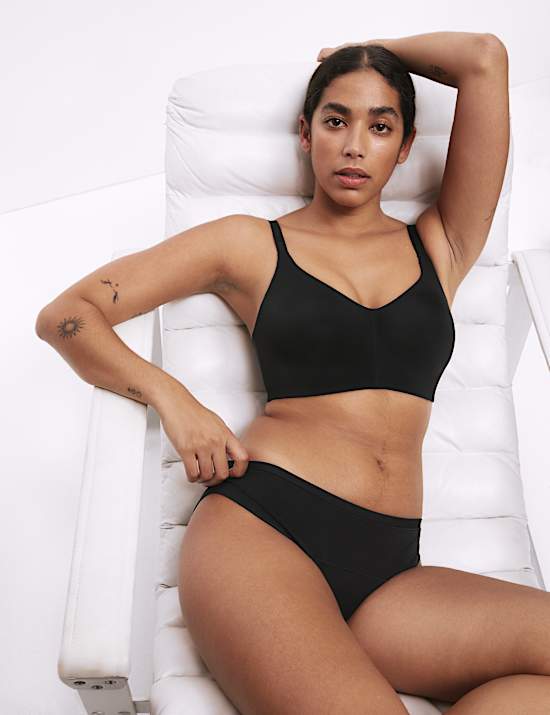 3pk Heavy Absorbency Modal Period Bikini Knickers