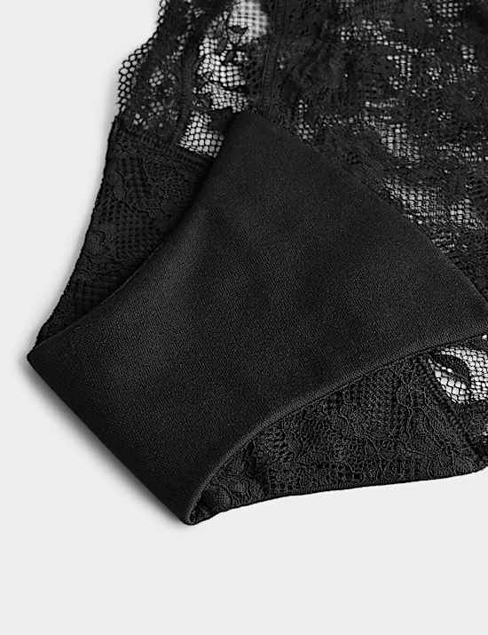 2 Pack Jasmine Lace High Leg Period Knickers