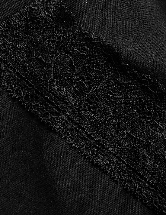 3pk Cotton Rich Lace Full Brief Stoma Knickers