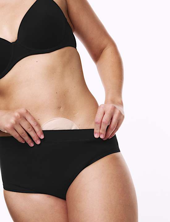 3er-Pack Stoma-Brazil-Slips mit hohem Baumwollanteil