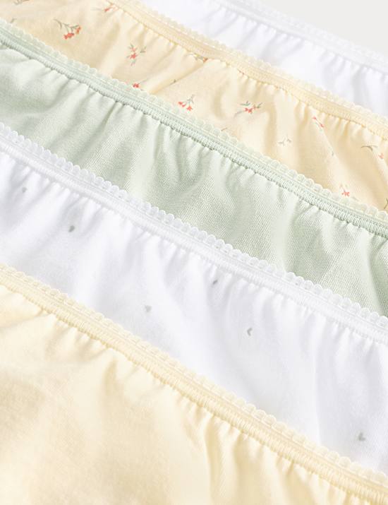 5pk Pure Cotton Full Briefs