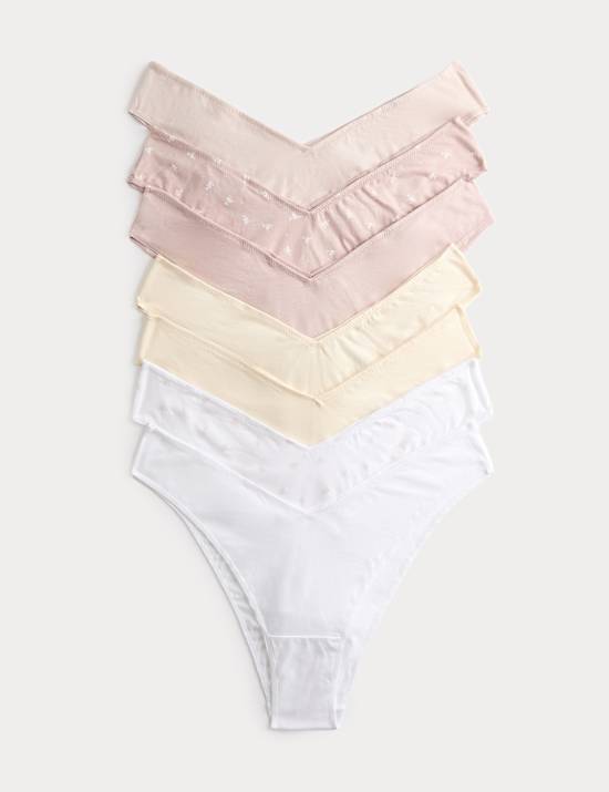 7 Pack Pure Cotton Miami Knickers