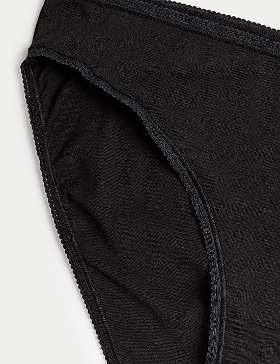 5pk Pure Cotton Bikini Knickers