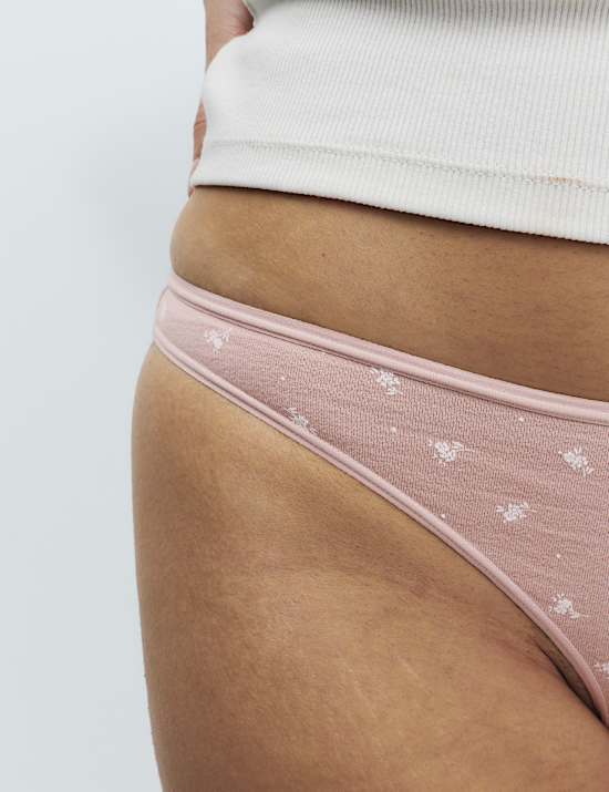 7 Pack Pure Cotton Thongs