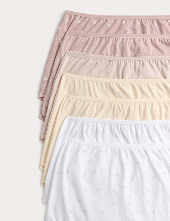 7 Pack Pure Cotton Full Briefs