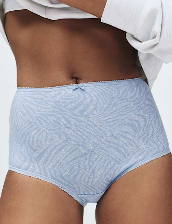 10pk Cotton Lycra® Full Brief Knickers