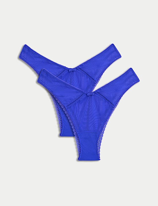 2pk Mesh Miami Knickers