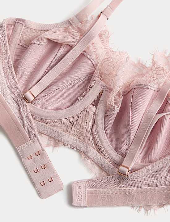 Saffron Satin & Lace Wired Balcony Bra (A-E)