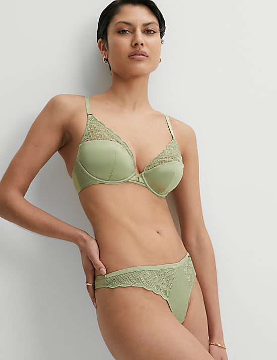 Belize Embroidery Thong