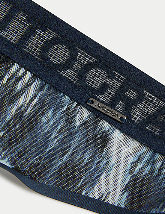 Tanga Tivoli en tulle avec imprimé