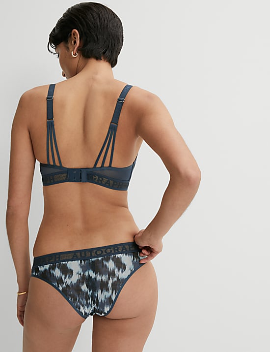 Tanga Tivoli en tulle avec imprimé