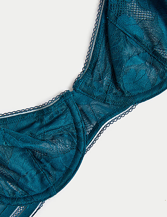 Valencia Lace Wired Demi Cup Bra (A-E)