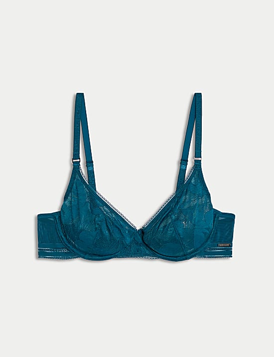 Valencia Lace Wired Demi Cup Bra (A-E)