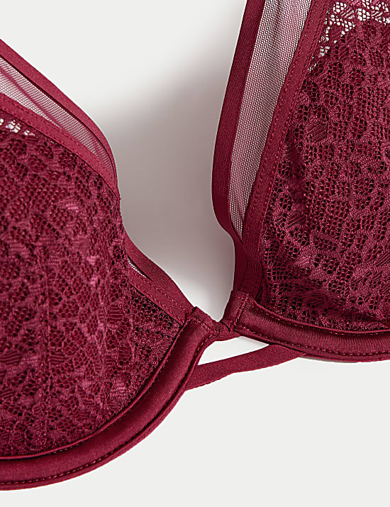 Tivoli Lace Wired Plunge Bra (A-E)