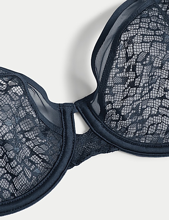 Tivoli Patterned Lace Wired Full Cup Bra (A-E)