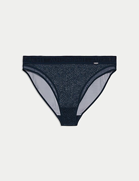 Tivoli Patterned Lace High Leg Knickers