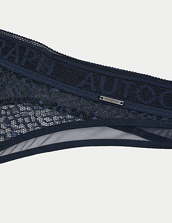 Tivoli Patterned Lace Thong