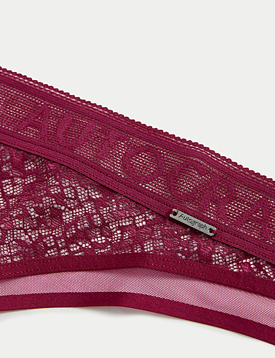 Tivoli Patterned Lace Thong