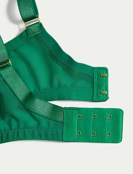 Leon Embroidery Wired Full Cup Bra (F-H)