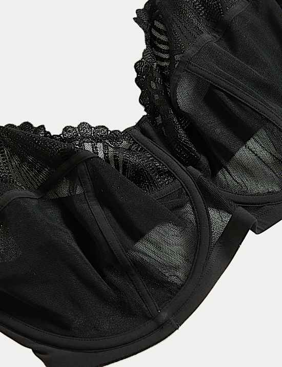 Leon Embroidery Wired Full Cup Bra (F-H)