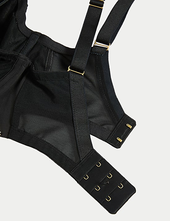 Leon Embroidery Wired Minimiser Bra C-G