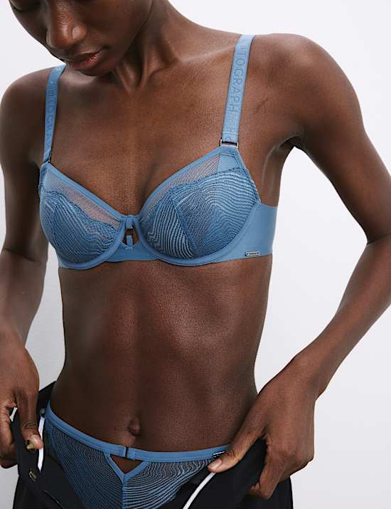 Kyoto Lace Wired Balcony Bra (A-E)