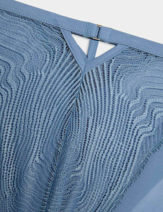 Kyoto Lace High Waisted High Leg Knickers