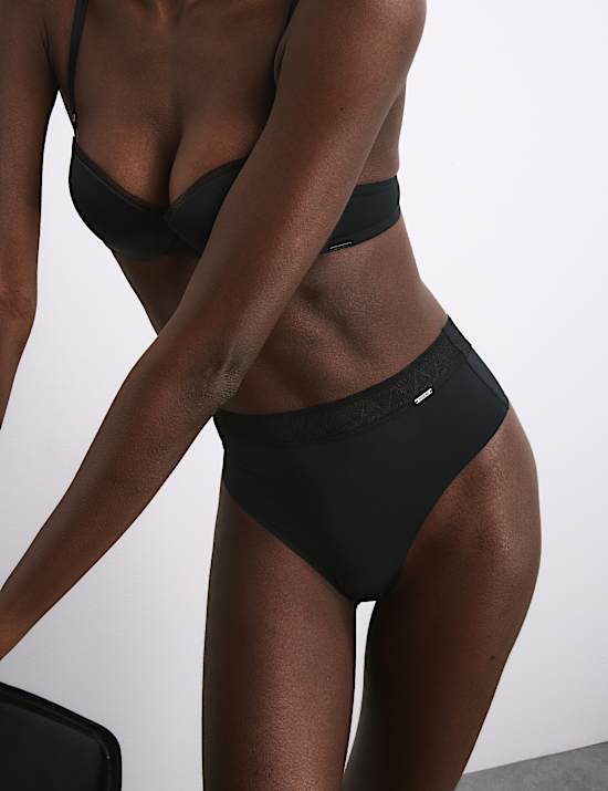 Boston No VPL Microfibre High Waisted Thong