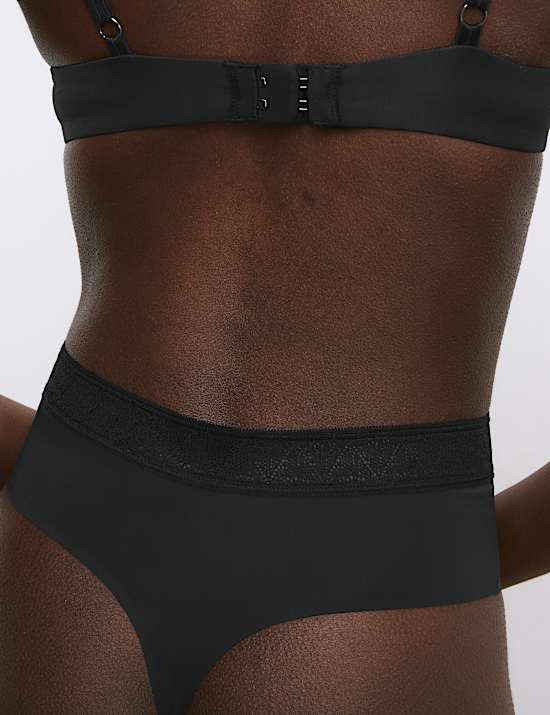 Boston No VPL Microfibre High Waisted Thong