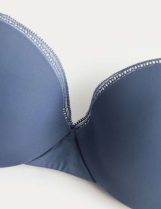 Boston Balconette-Push-up-BH mit B&uuml;gel aus Mikrofaser