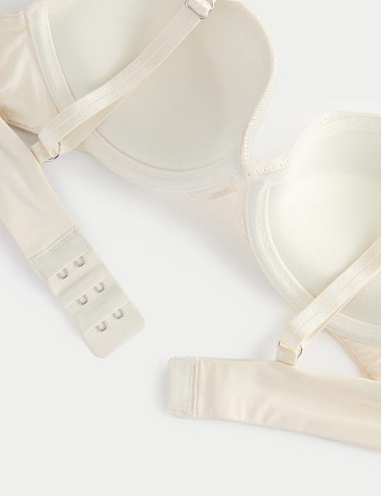 Boston Microfibre Wired Push Up Balcony Bra