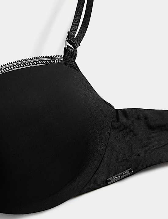 Boston Microfibre Wired Push Up Balcony Bra