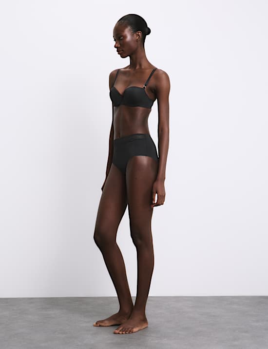 Boston Shorties mit hohem Bund ohne sichtbare Abdrücke