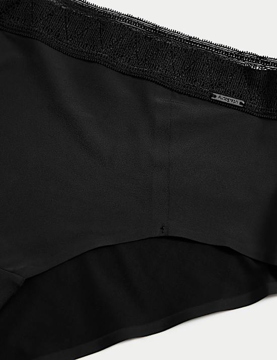 Boston Shorties mit hohem Bund ohne sichtbare Abdrücke