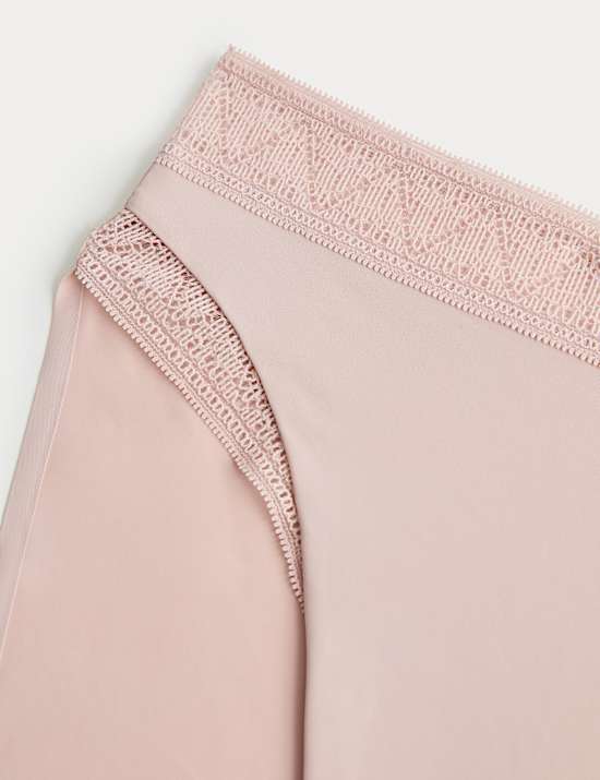 Culottes coupe &eacute;chancr&eacute;e en microfibre Boston sans coutures apparentes