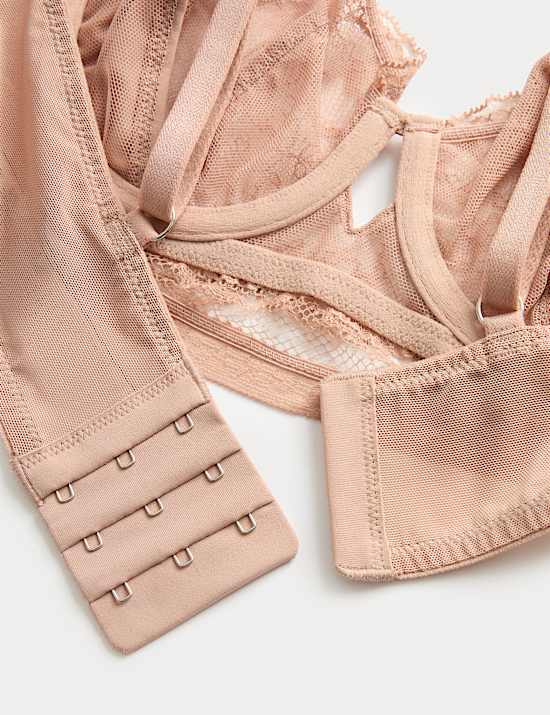 Murcia Lace Wired Longline Balcony Bra (A-E)