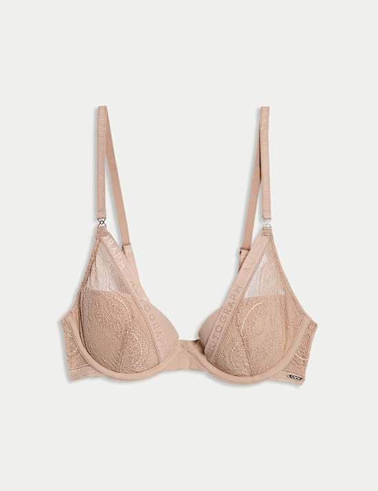 Murcia Lace Wired Plunge Bra A-E