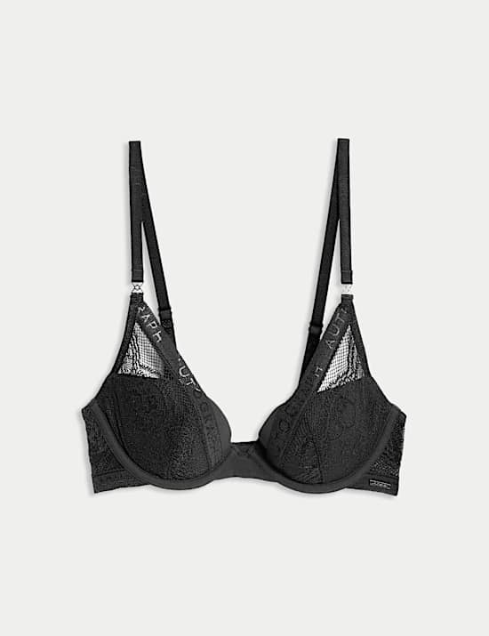 Murcia Lace Wired Plunge Bra A-E