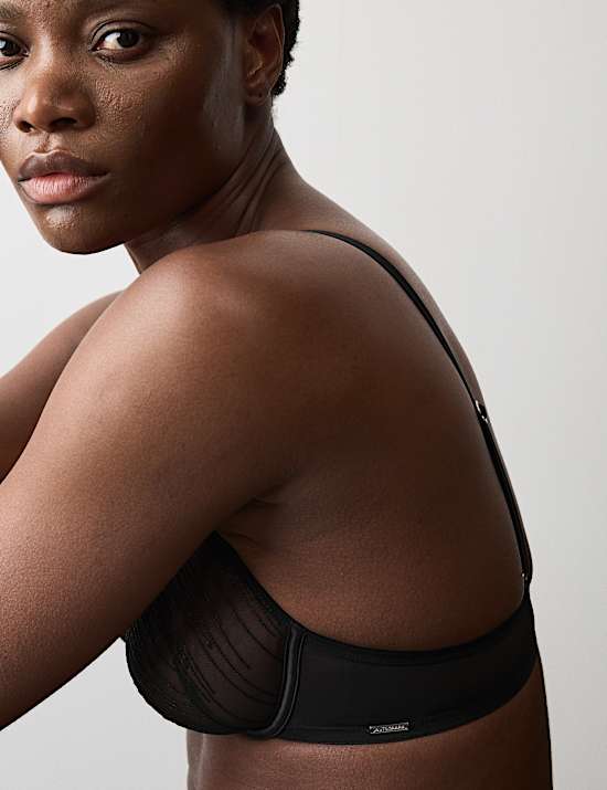 Florence Embroidery Wired Plunge Bra (A-E)